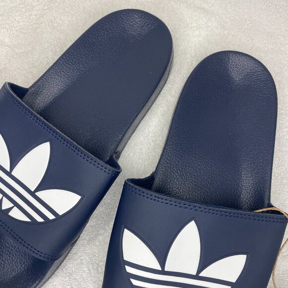 NEW! ADIDAS ORIGINALS Men\'s \'ADILETTE LITE\' Navy Slides Slippers Shoes Summer main image 5